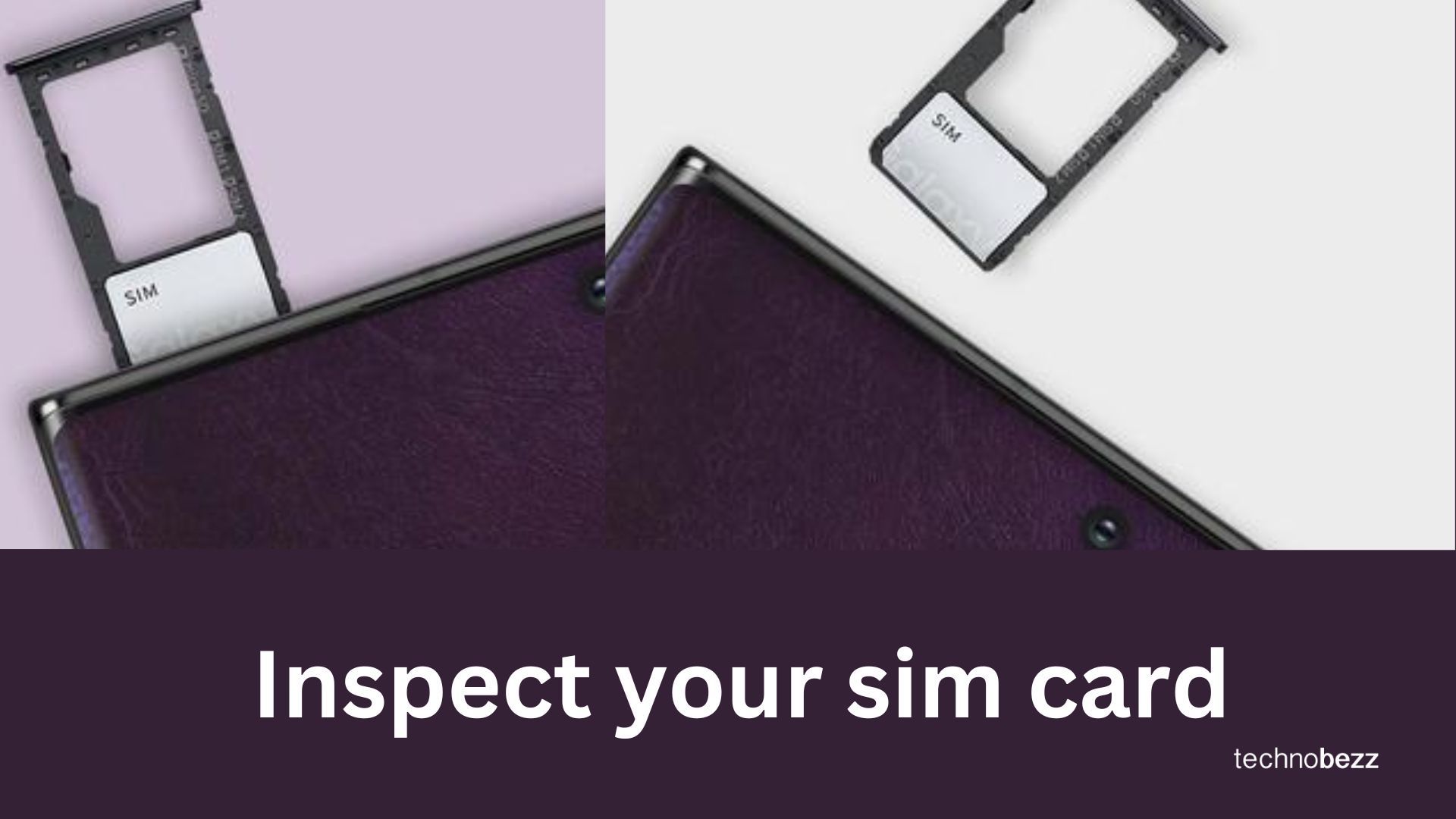 A removed sim card
