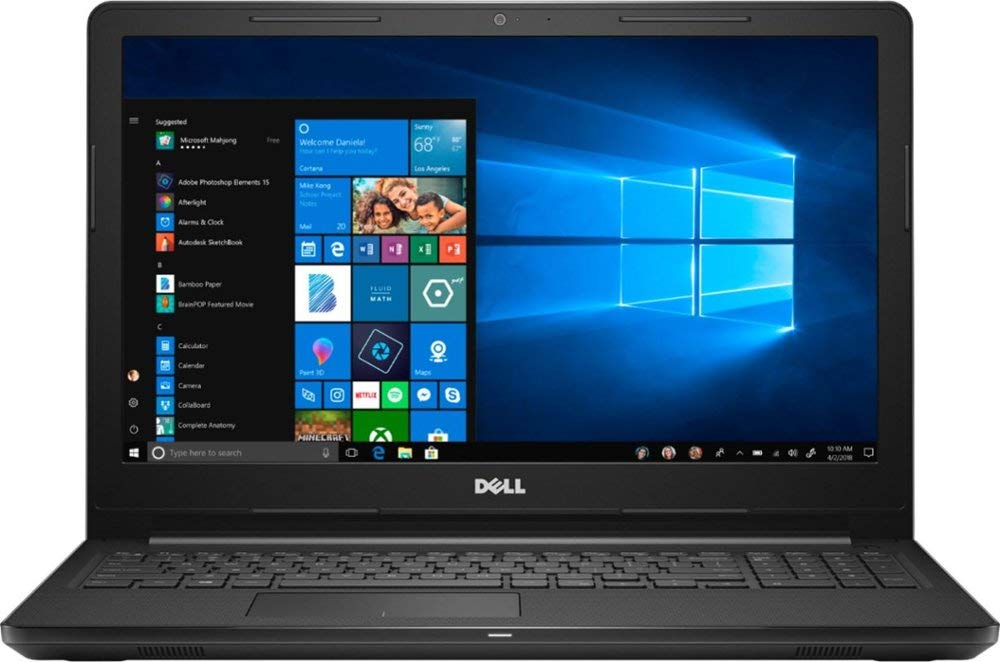 Dell Inspiron 15.6” Touch Screen Intel Core i3 128GB Solid State Drive Laptop
