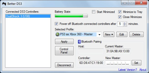 PS3 controller